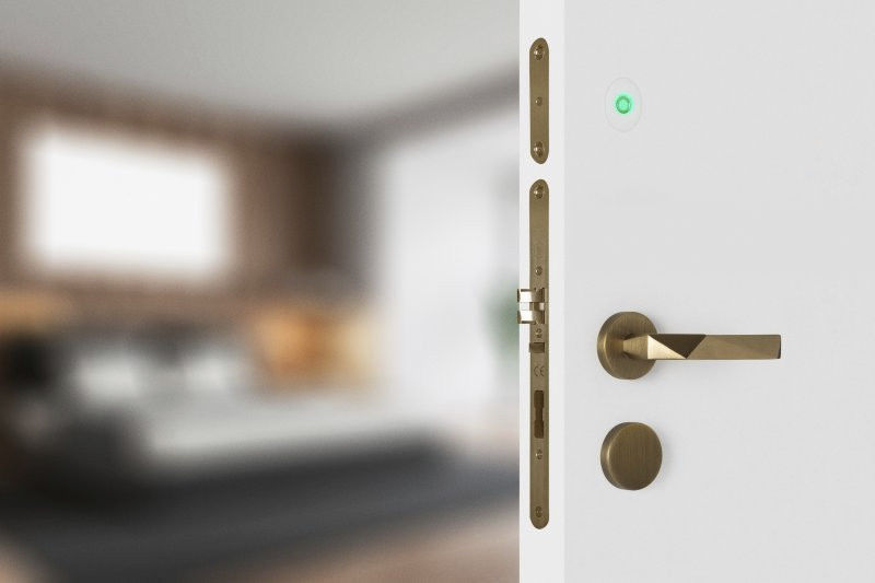 Serratura Elettronica Invisibile Con Allarme | Int_LOCK RF 2 | Telecomando Incluso | Sicurezza Alta Per Porte - Foto 3