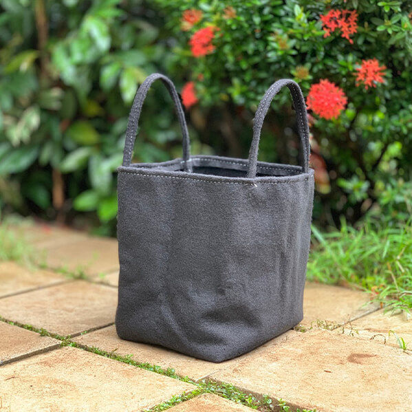 5 Sacchi Per Piante In Tessuto Non Tessuto Da 60 Litri - Con Maniglie, Per Orto, Balcone E Giardino - Alternativa Ai Vasi