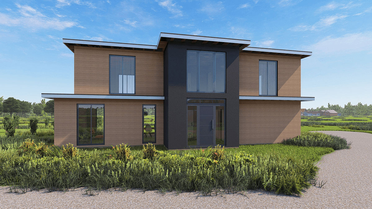 Casa prefabbricata The Netherlands W Frame House group Sia