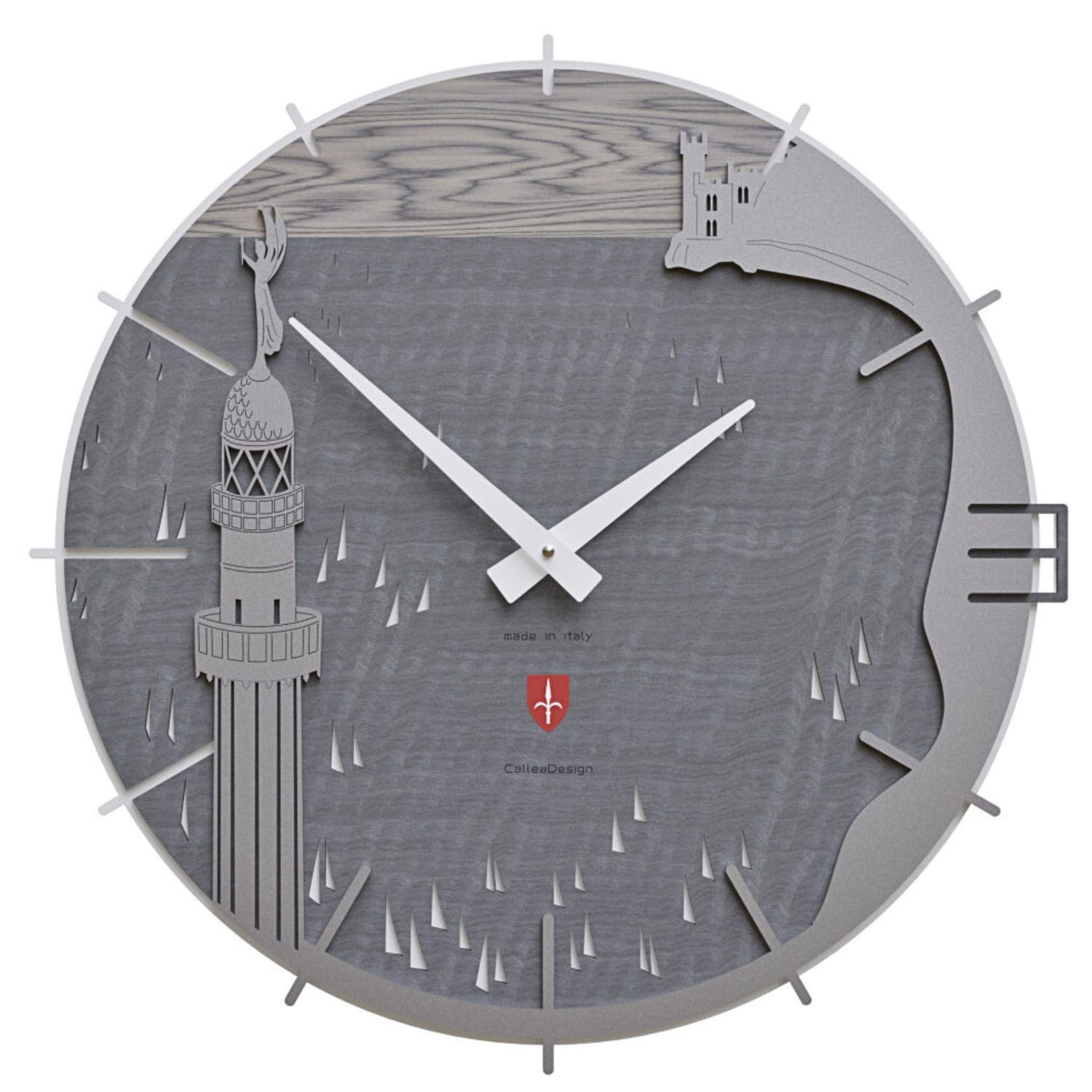 0499 CalleaDesign 掛時計　made in italy Wall clock design from Italy CalleaDesign | Grossuhren.de
