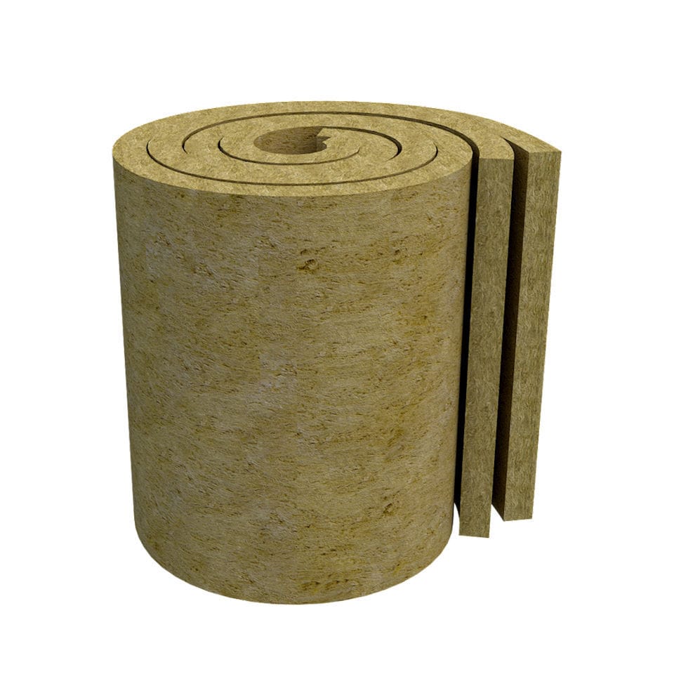 Isolante termoacustico TWINROLL ROCKWOOL in lana minerale / in rotoli / per interni Isolante termoacustico TWINROLL ROCKWOOL in lana minerale / in rotoli / per interni