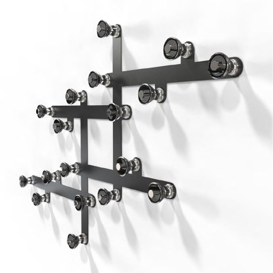 Targa Per Porta 'Garde Robe' In Alluminio - 160x40x1,5 Mm - Autoadesiva, Finitura Anodizzata E Stampa Opaca - 6