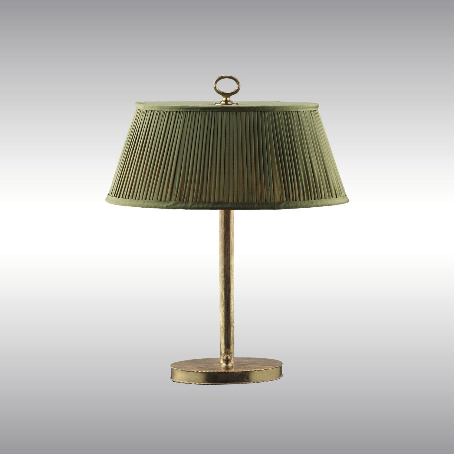 LUME LAMPADA IN OTTONE E CRISTALLO PARALUME AVORIO 1x60W 1 LUCE SALOTTO