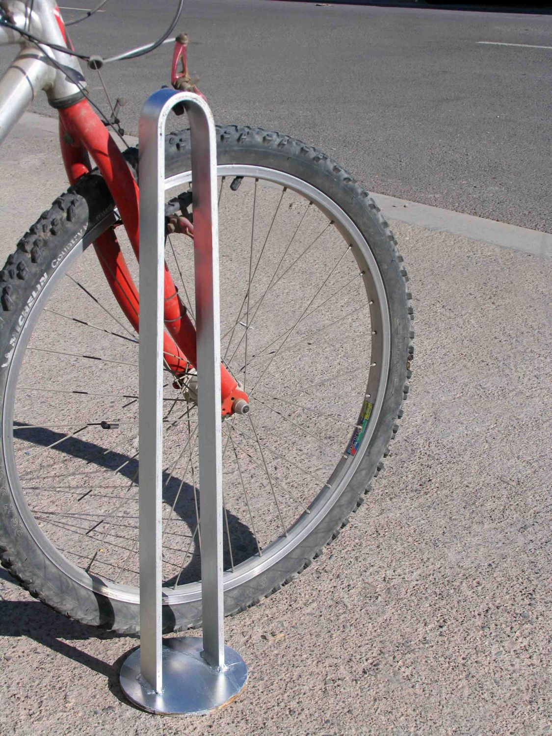 Rastrelliera Per Biciclette Randaco Per 5 Bici - Parcheggio Da Pavimento O Parete - Foto 5