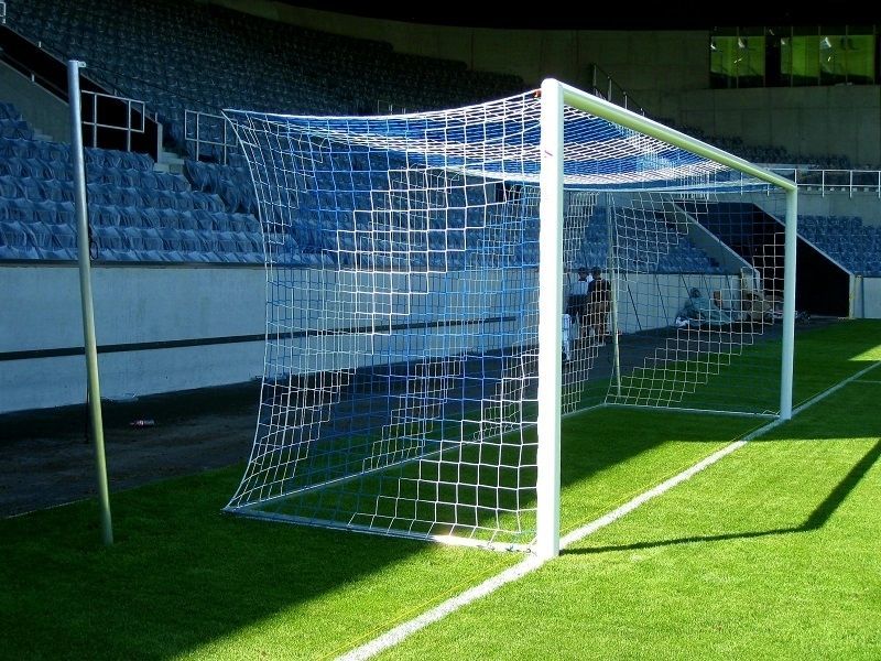 Rete Porta Calcio 40' X 12' - Nylon Con Bordi Cuciti A Mano Per Allenamenti