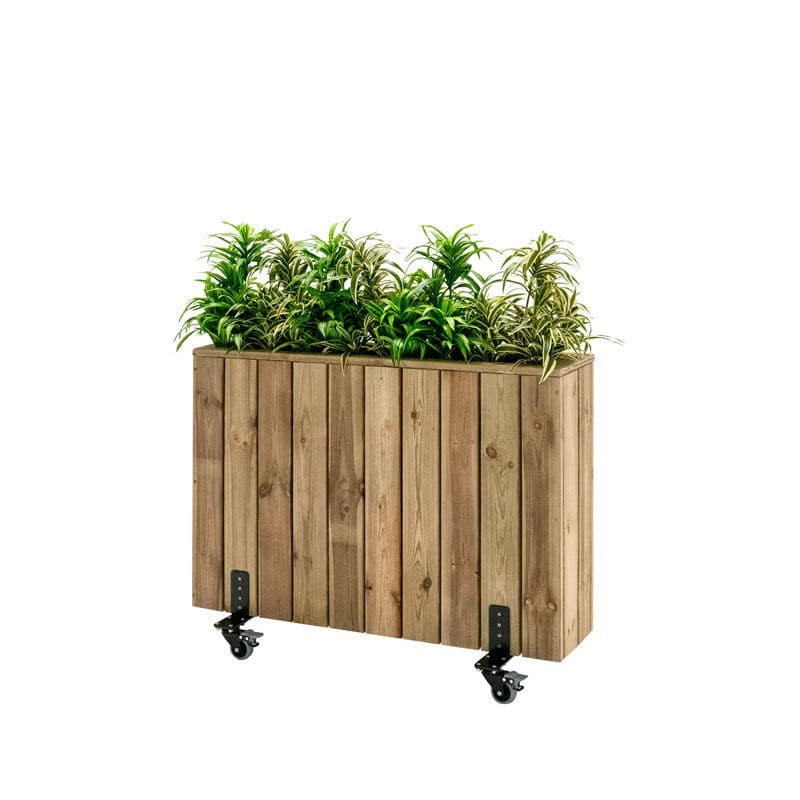 Fioriera in legno, da interno / esterno Rettangolo Fioriera in legno Pot Succulente Fioriera Casa Giardino rettangolo Scatola di immagazzinaggio per fiori naturali Centrotavola Decorazione di nozze ru