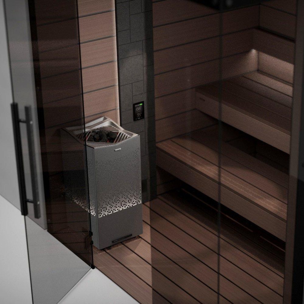 Stufa Per Sauna In Acciaio Inox 3KW - Riscaldatore Interno 220V Con Pietre - Foto 5