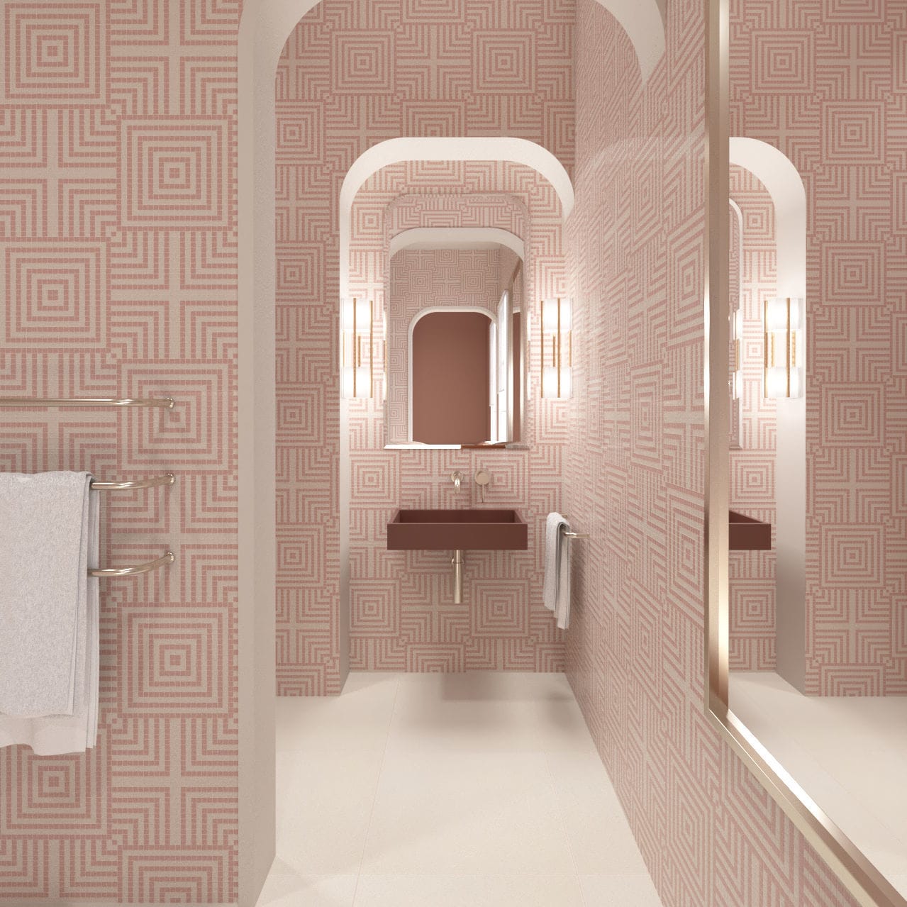 Marmo Mosaico In Pietra Naturale Piastrelle Stanford Grigio Bianco