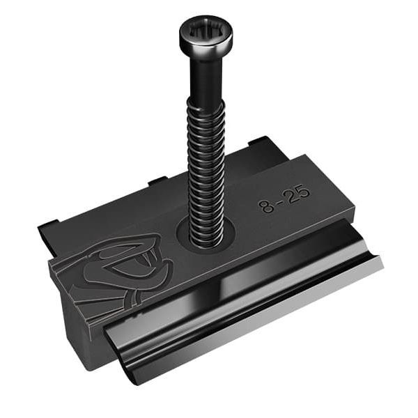 25 Clip Per Raccoglitori In Acciaio Inox - Strisce Di Fissaggio 80 Mm Per Documenti