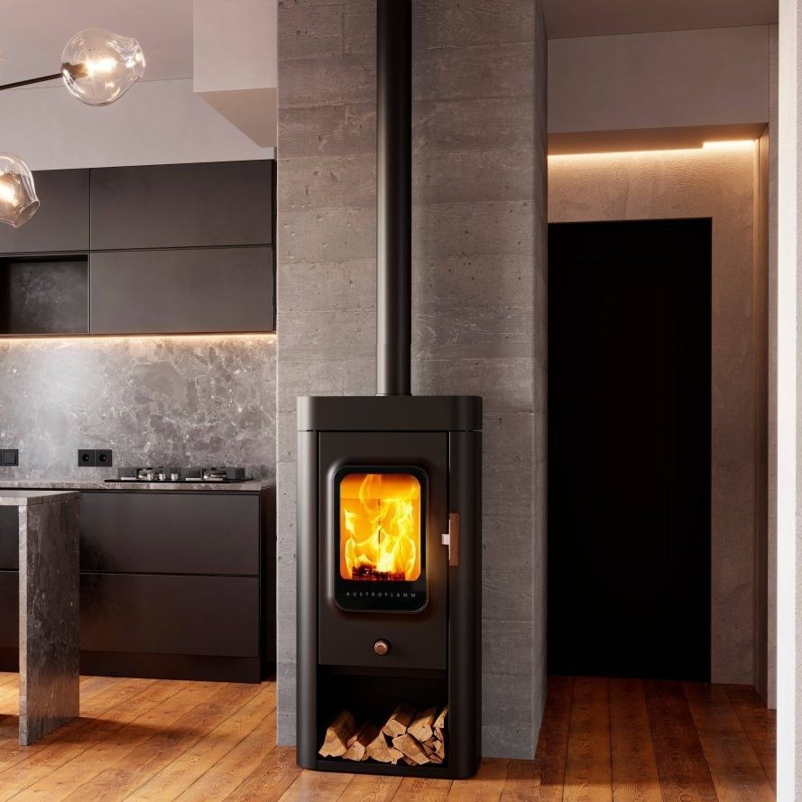 Stufa A Legna Sina AUSTROFLAMM 6 KW Da Appoggio Contemporanea stufa-a-legna-sina-austroflamm-6-kw-da-appoggio-contemporanea