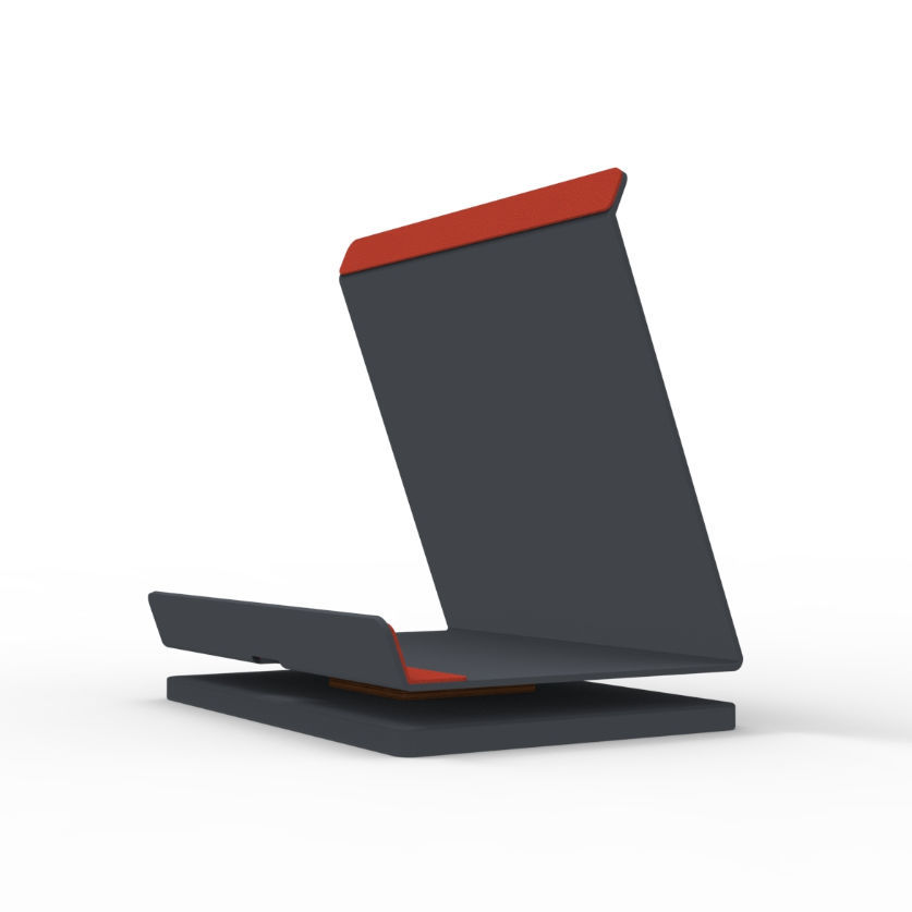 Kisangel 2 Pezzi Supporto Da Scrivania In Ferro Per Cellulari E Tablet – Leggero, Portatile, Adatto A Casa Ufficio E Viaggio
