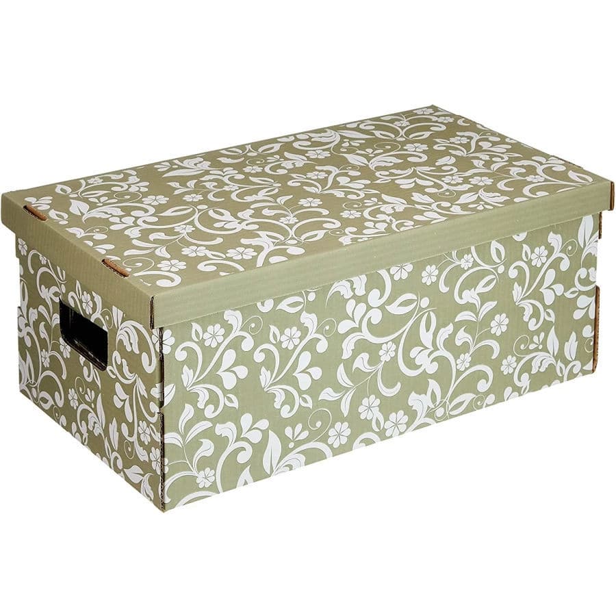 Vassoio alto in cartone avana e legno - Paper and Fold