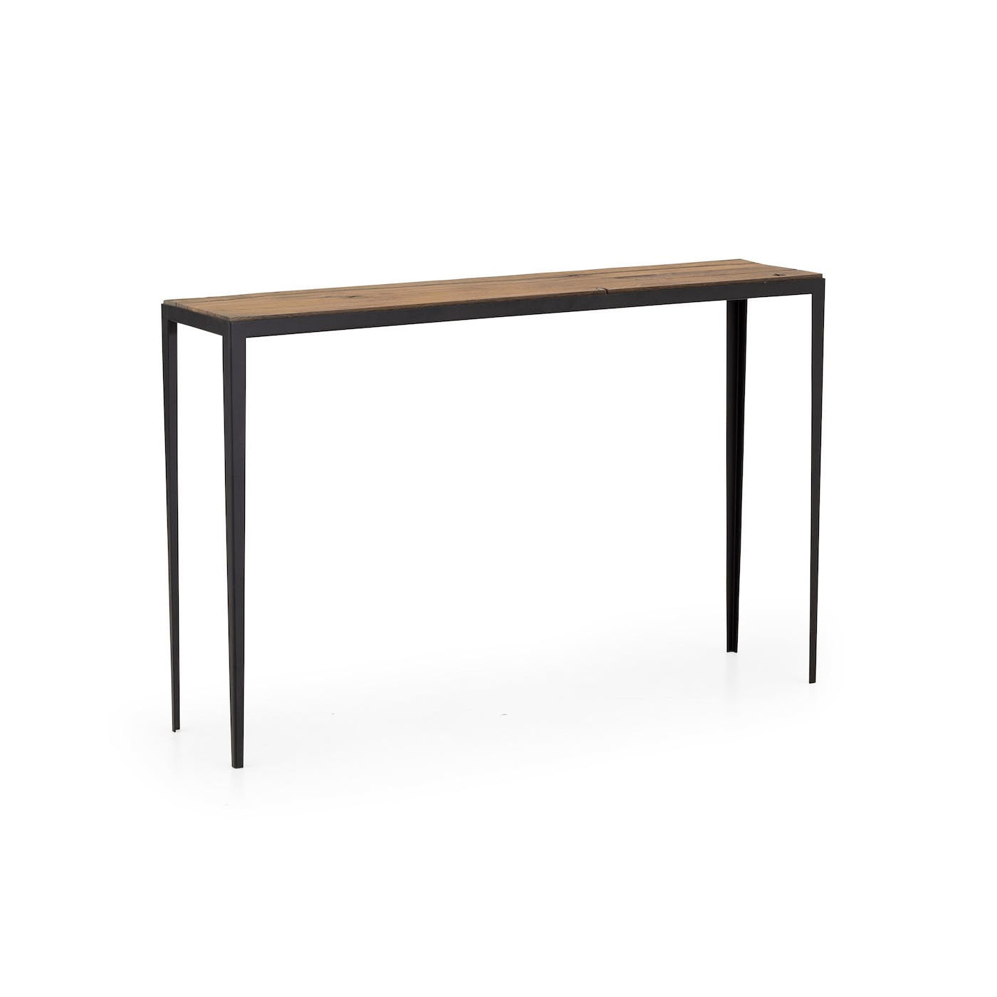 IPERBRIKO - Tavolino Consolle Rettangolare Metallo Legno Cm 39 X 88,5 X