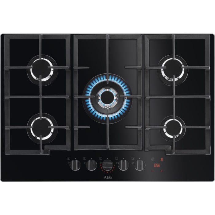 GLEM GAS - Piano Cottura GT955IX a Gas 5 Fuochi Gas Colore Acciaio Inox