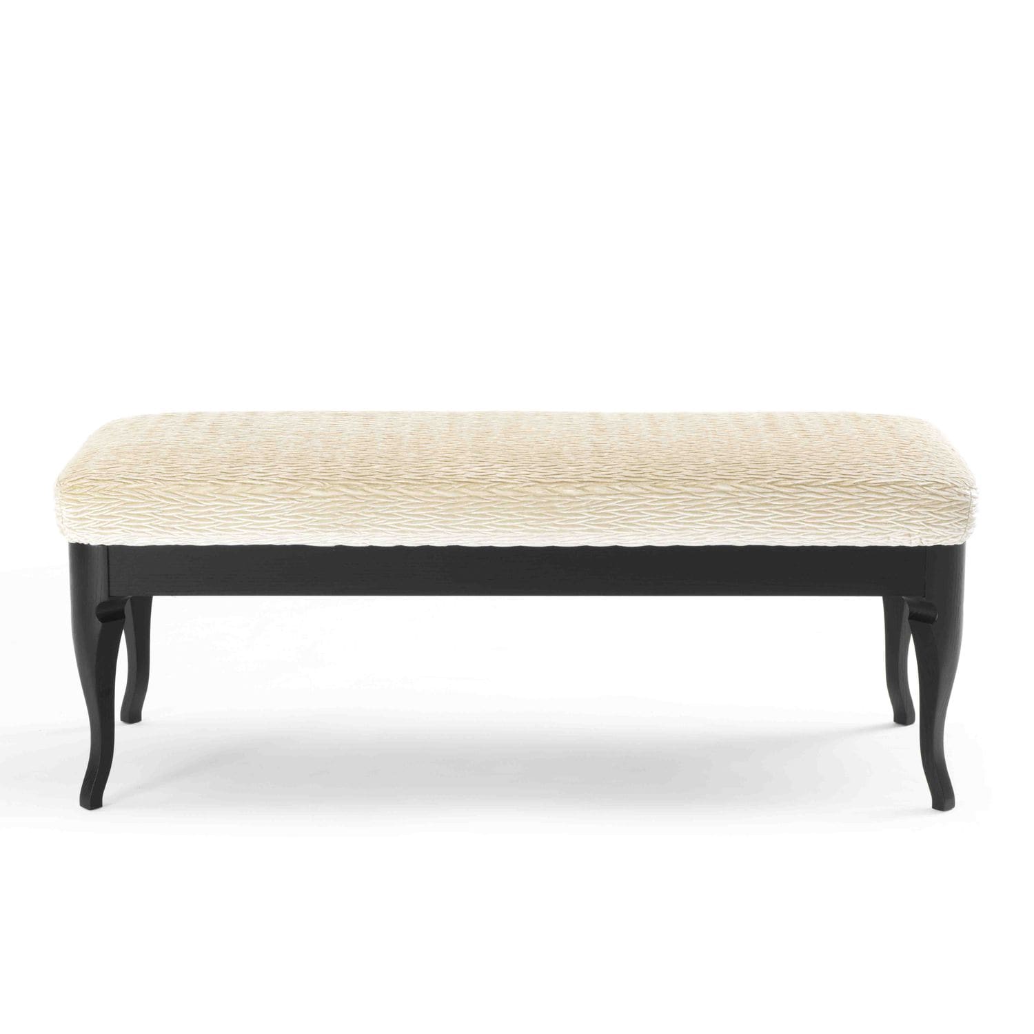 Panca Fine Letto VONLUCE Con Sedile Imbottito In Memory Foam E Linno, Gambe In Legno Di Gomma, 78,7x40,6 Cm, Stile Vintage - 3