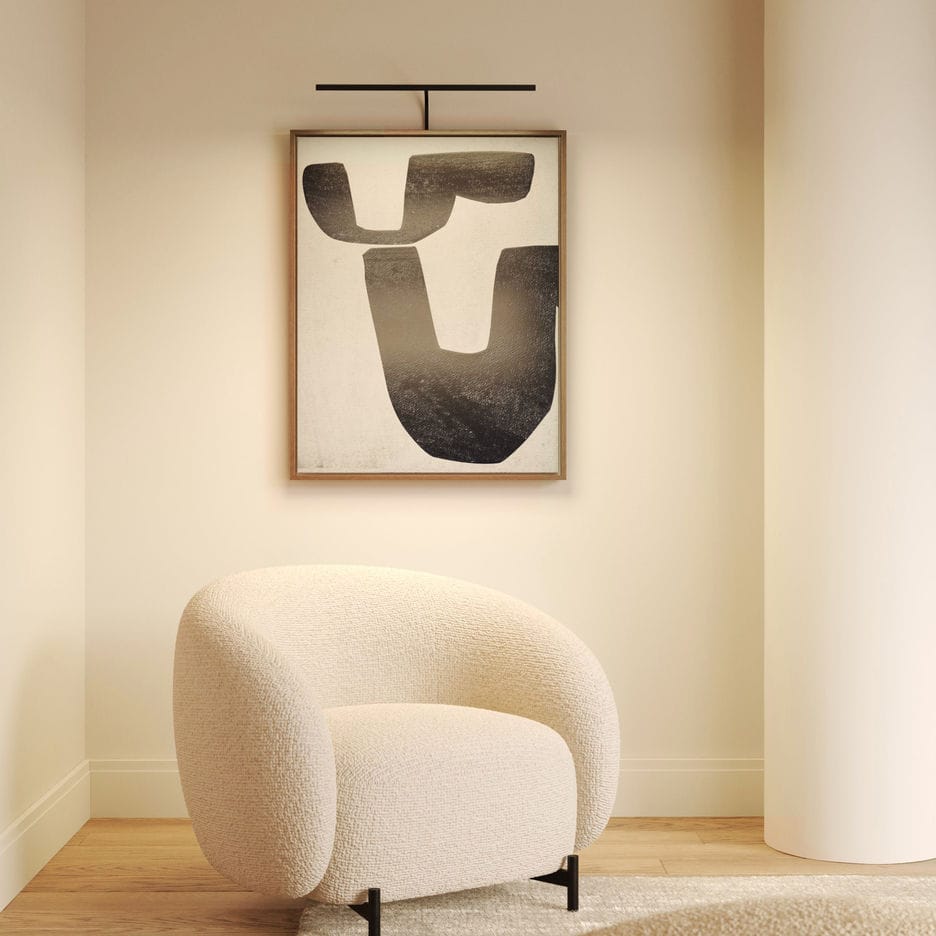 Applique per quadri moderna MONDRIAN astro in alluminio / LED / da interno