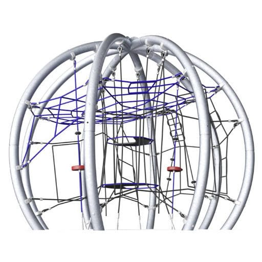 VXHCS Rete da Arrampicata per Esterno Rete per Alberi, Rete da Carico per Arrampicata per Parco Giochi, Rete da Arrampicata in Poliestere Senza Nodi, Rete di Sicurezza(1x2m