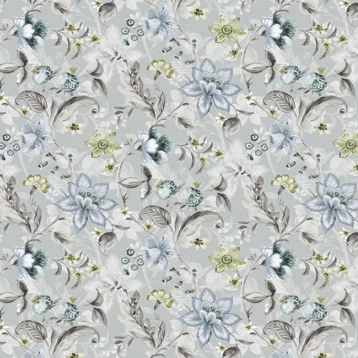 Tessuto vintage in 100% cotone, motivo floreale, ideale per