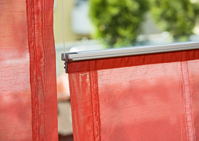 SIMPVALE Tenda romana ricamata in tulle traslucido a rete per camera da letto, balcone, soggiorno, cucina, larghezza 80 cm, altezza 120 cm