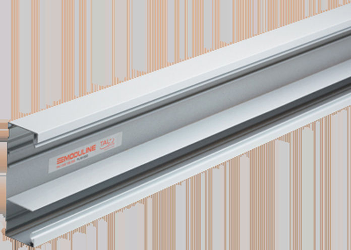 Canalina Cablaggio Alluminio 50mm - Lunghezza 1.1m, Per Nascondere Cavi, Argento - Foto 2