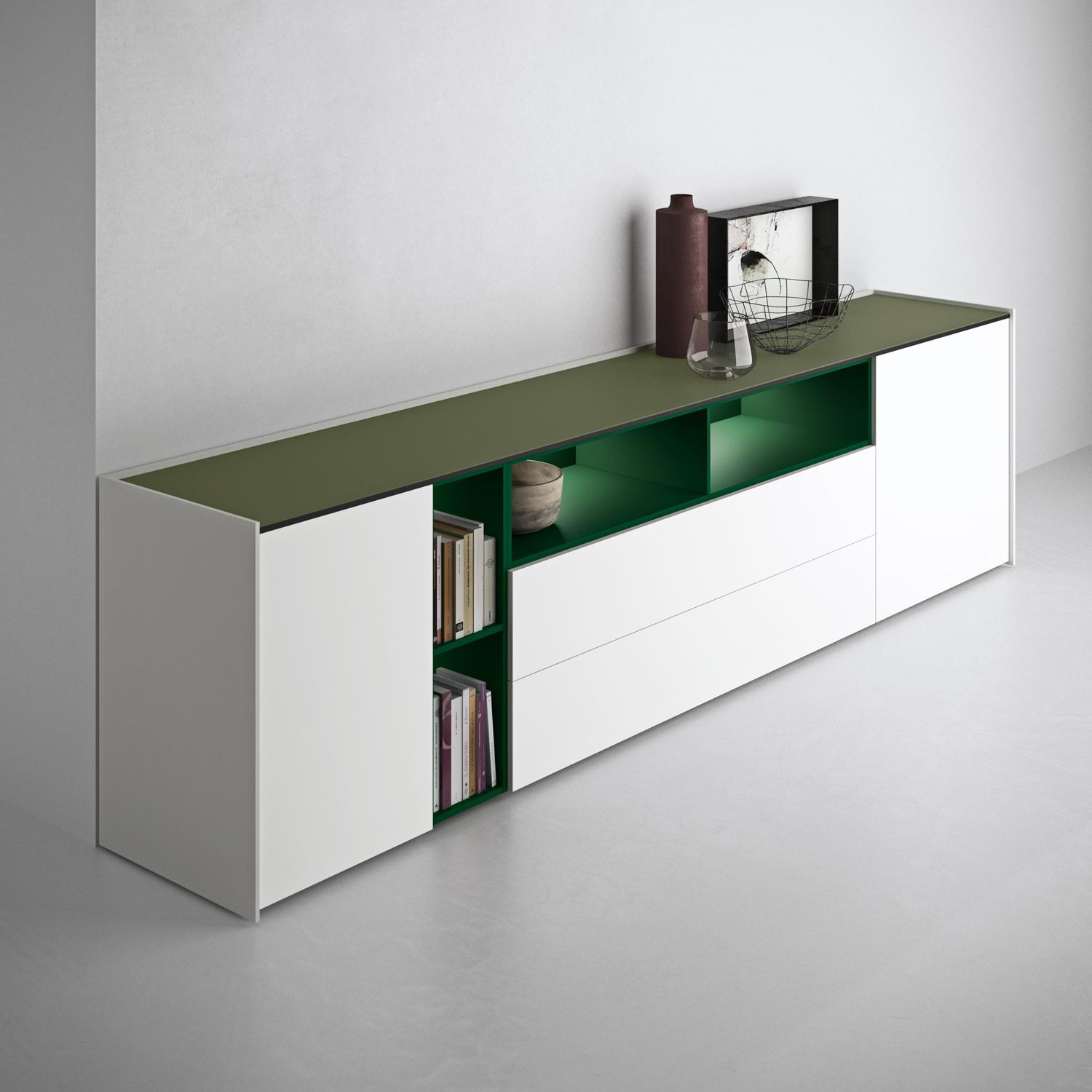 Credenza moderna MAXIMA 06 md house in legno laccato / con
