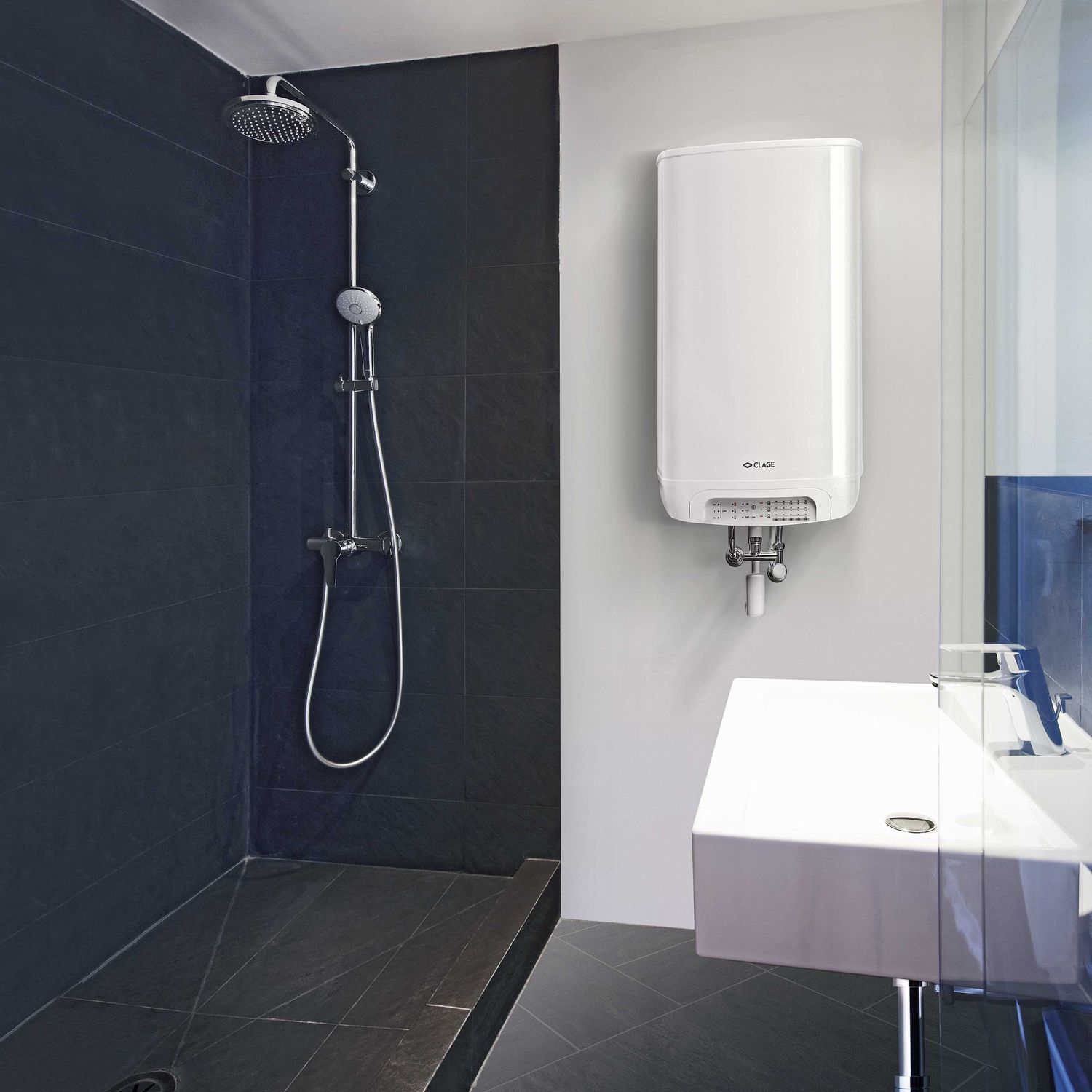 Boiler per acqua calda elettrico SX CLAGE GmbH verticale / residenziale