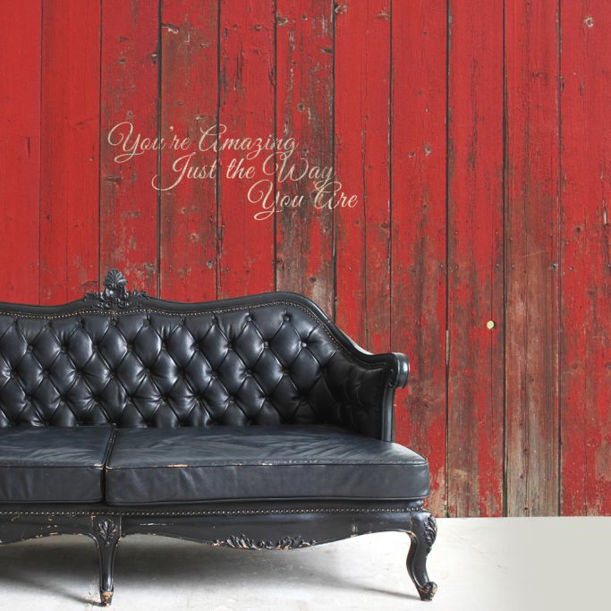 Carta Da Parati Moderna Vintage A Righe Aspetto Legno