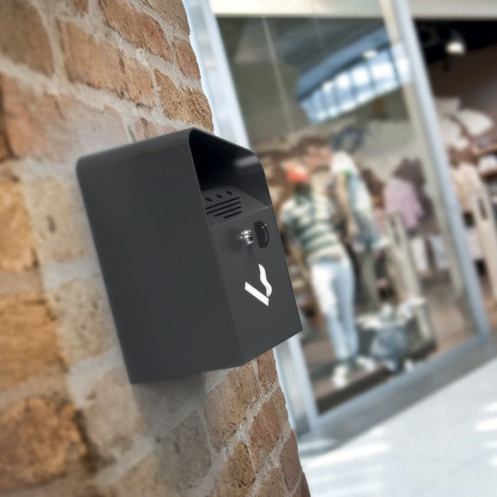 Portacenere Da Esterno A Muro In Acciaio | Con Serratura E Vassoio Rimovibile Per Pub E Giardini