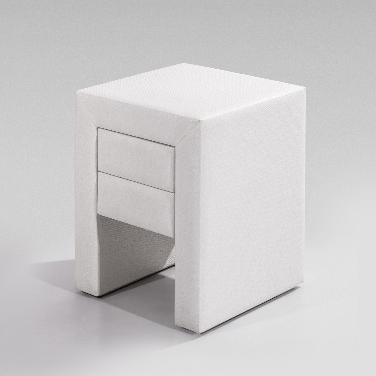 Yoobure Comodino In Legno Con Cassetto In Tessuto E Ripiano Aperto, 30x30x61 Cm. Design Metà Del Secolo, Gambe In Legno Massello E Piedini Antiscivolo. Perfetto Per Camera Da Letto O Soggiorno.