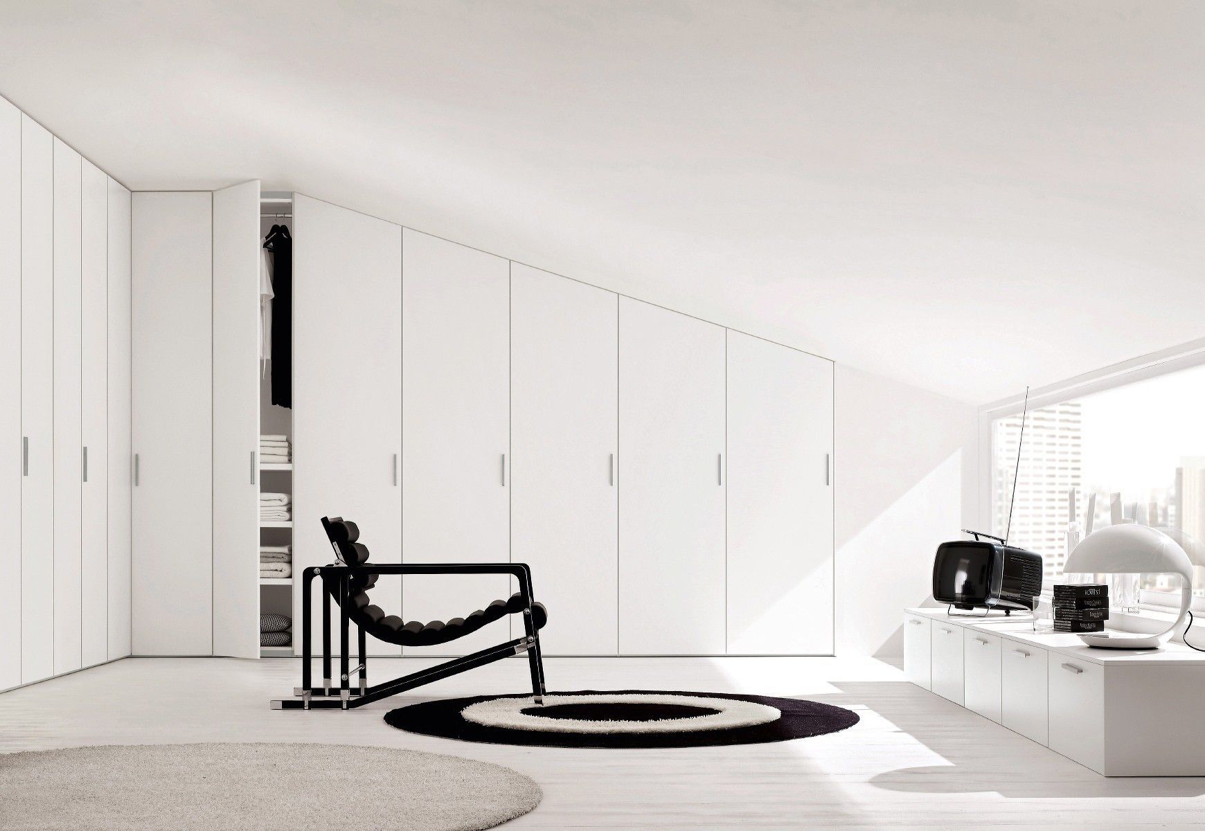 Armadio ad angolo LORD Doimo Cityline moderno / in legno / con