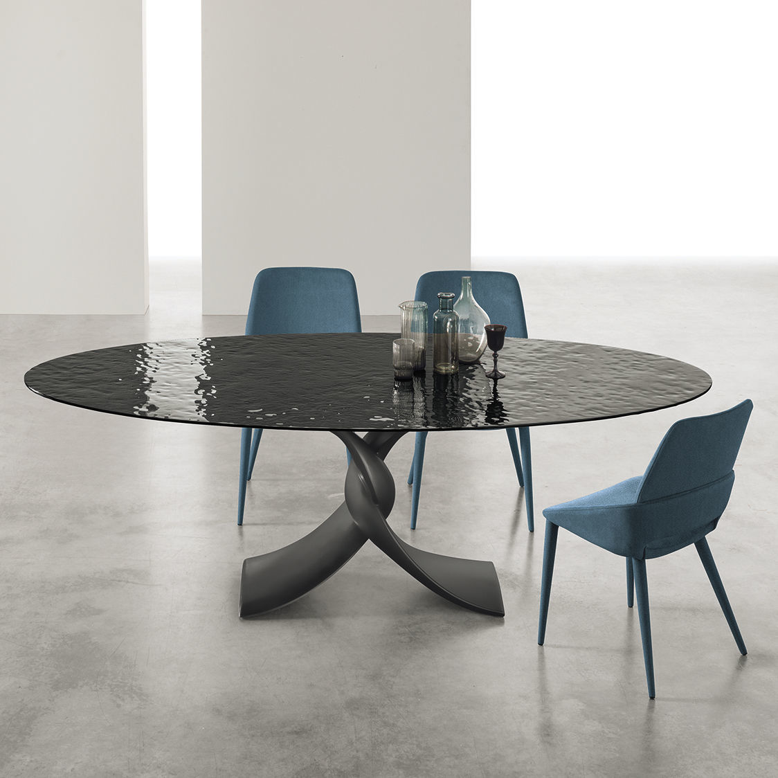 Tavolo Da Pranzo Moderno 4 Posti URBNLIVING – Piano In Ceramica 80x80 Cm, Gambe In Metallo, Elegante Per Cucina