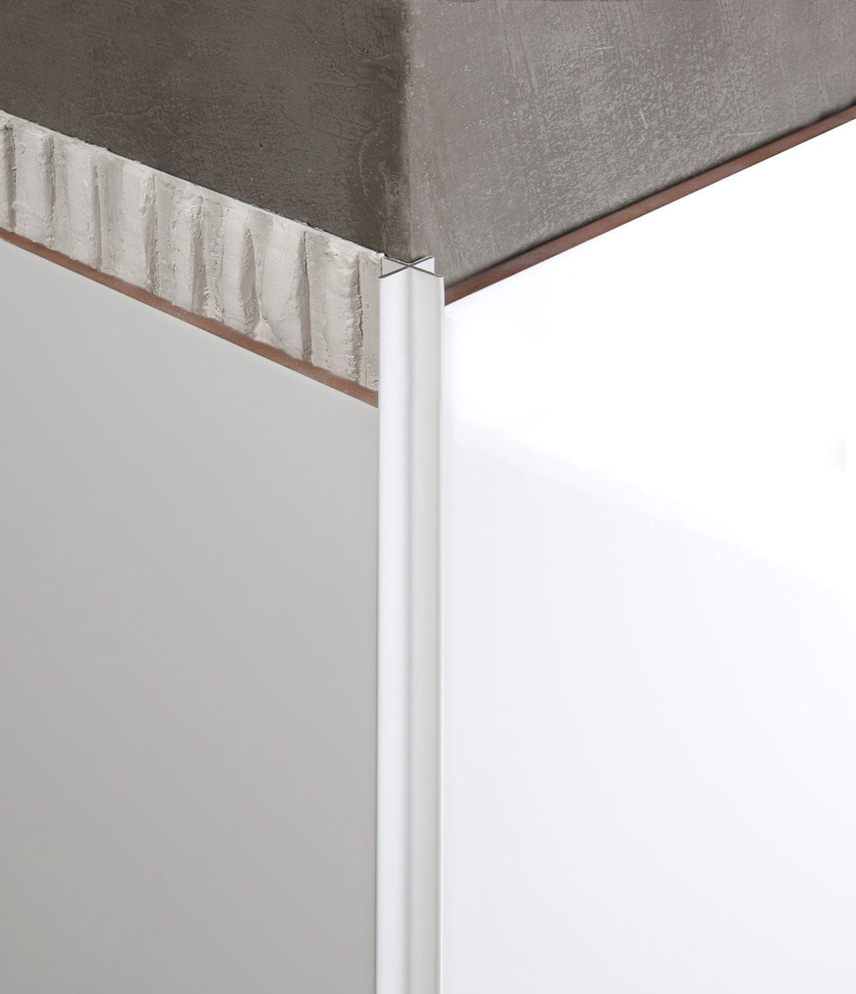 Profilo Angolare Esterno In Alluminio Per Piastrelle - Quarter Round Da 8mm, Finitura Opaca Argento - Protezione Bordi Con Stile