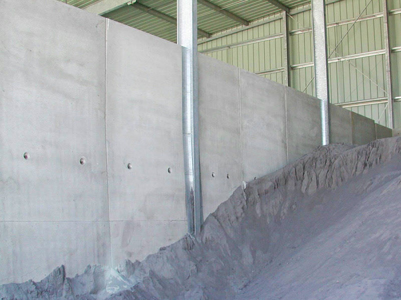 Muro di contenimento in cemento armato - 6m - 8m - Chapsol - modulare