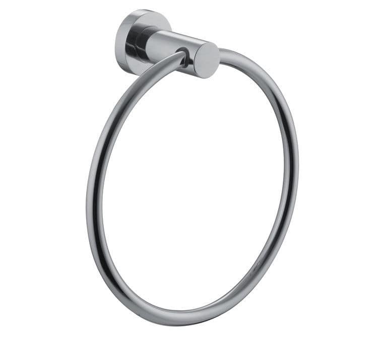Portasalviette ad anello in metallo cromato