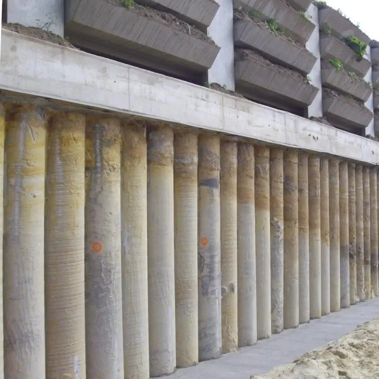 Palo Battuto Cased Auger Franki Foundations Belgium In Cemento Armato Di Fondazione