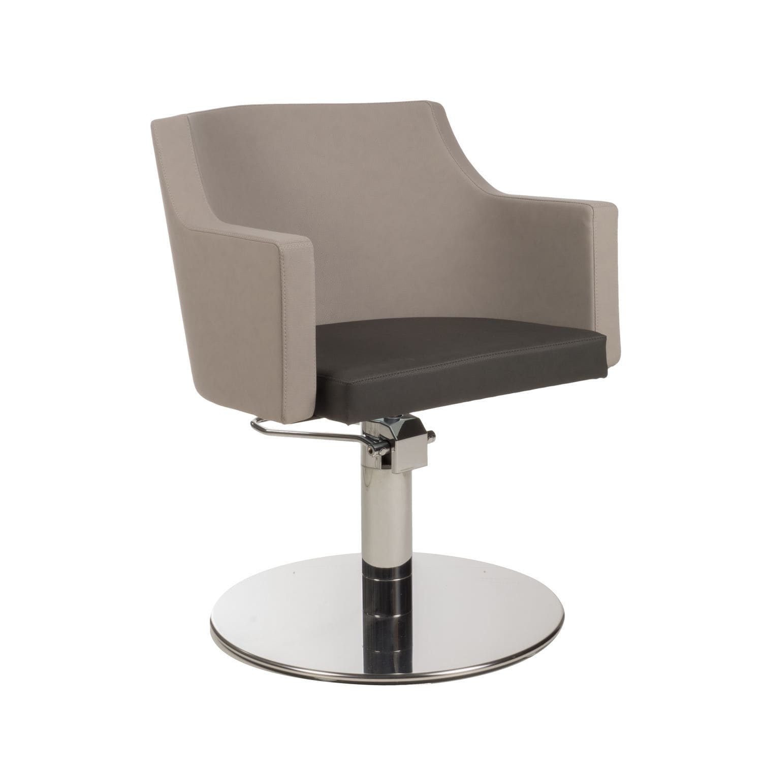 Poltrona da parrucchiere moderna - BIRKIN R - Gamma & Bross - in vinile