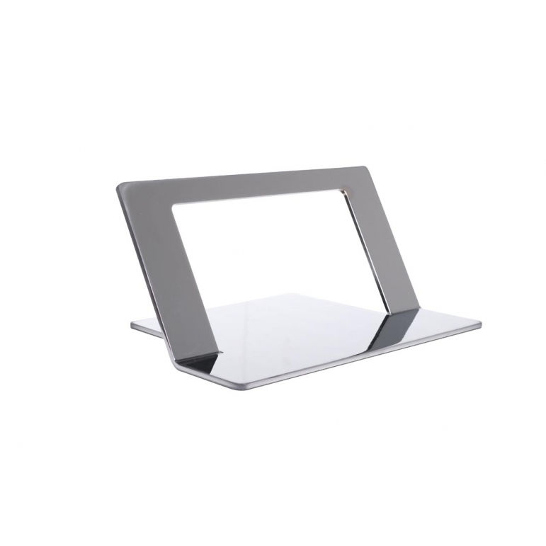 Poggiapiedi In Acciaio Inox Per Salone - Sgabello Da Parrucchiere Professionale, 30x19x18 Cm - Foto 11