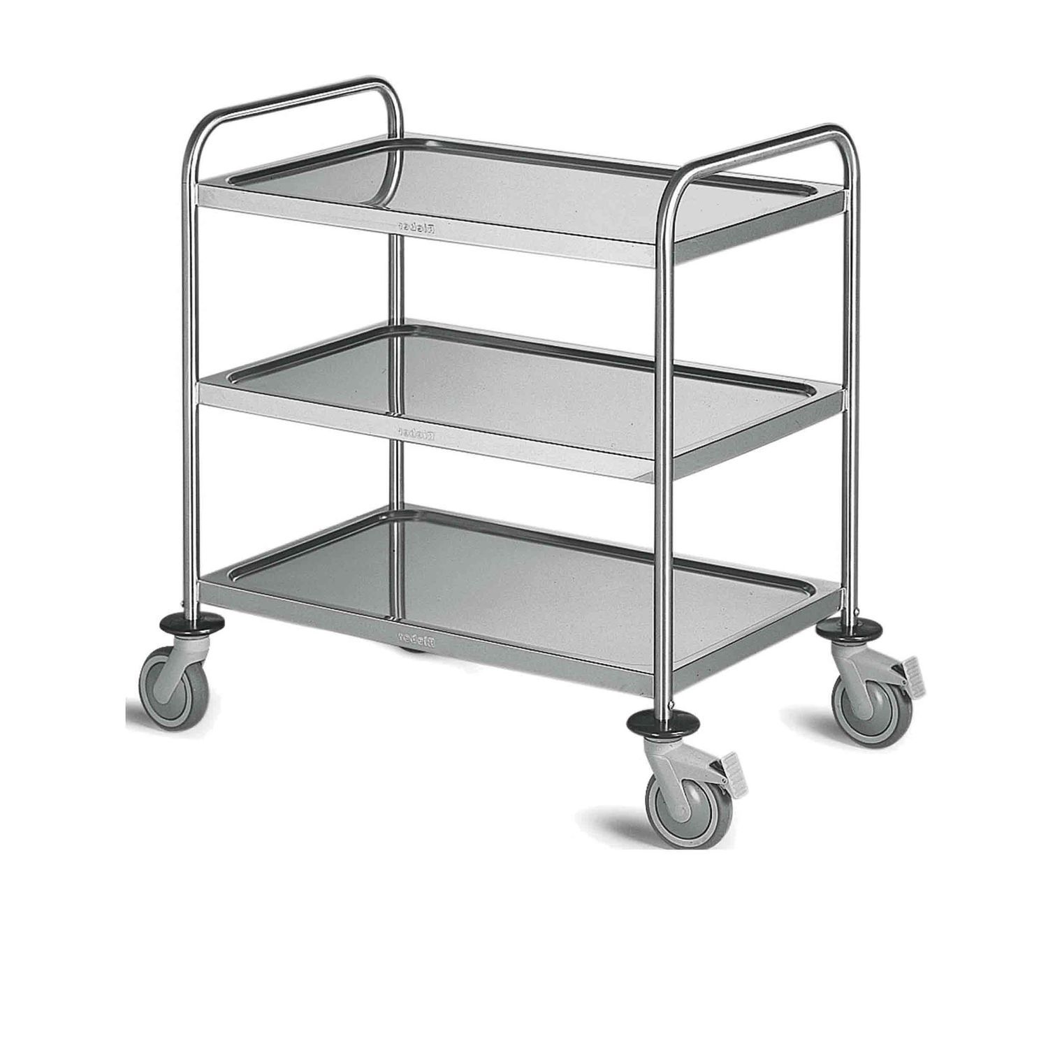 Carrello Portavivande Professionale Royal Catering - 2 Vasche In Acciaio Inox, Portata 320 Kg