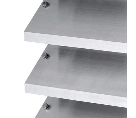 GRIGLIA LEGGERA ACCIAIO INOX AISI201 80X60CM - Cooking Store - Foto 2