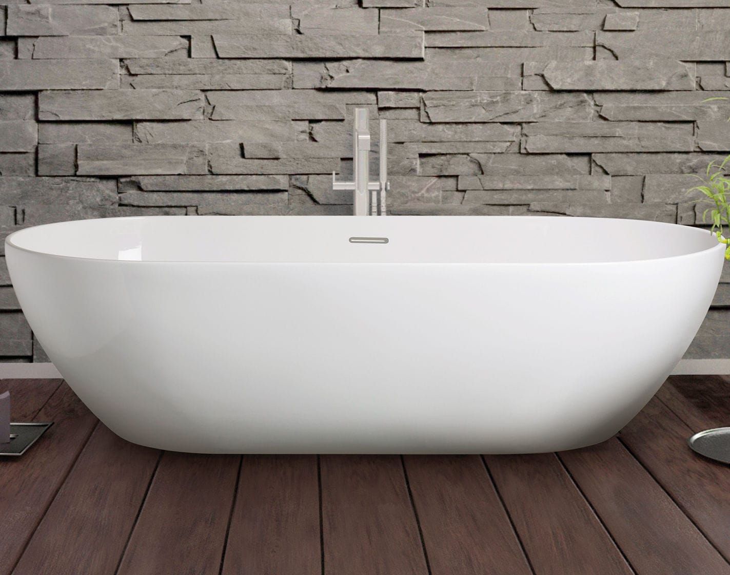 vasca da bagno da appoggio