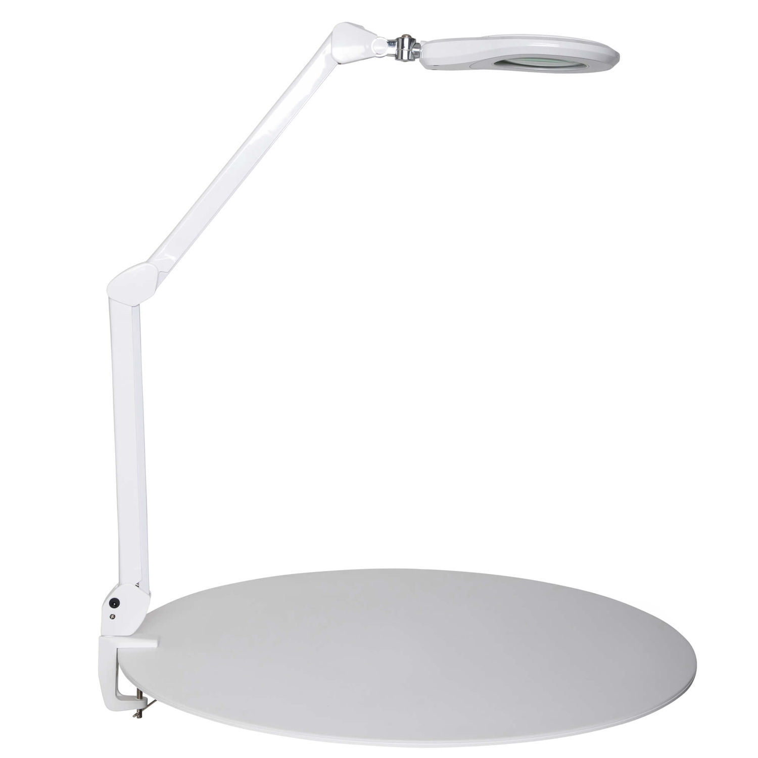 MAULmakro Lampada Con Lente D'ingrandimento 1,75x A LED - Luce Diurna 6500K, Braccio In Metallo, Base Robusta Per Lavori Di Precisione