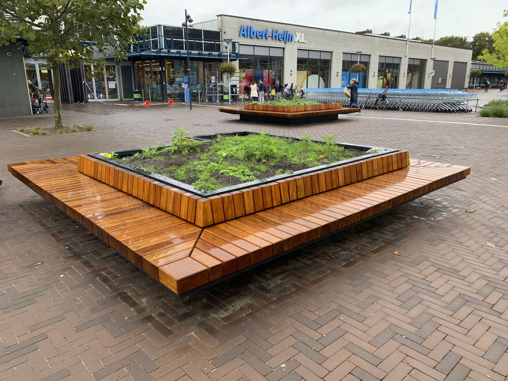 Fioriera da esterno in acciaio corten - Crear Arredo Esterni e Giardino