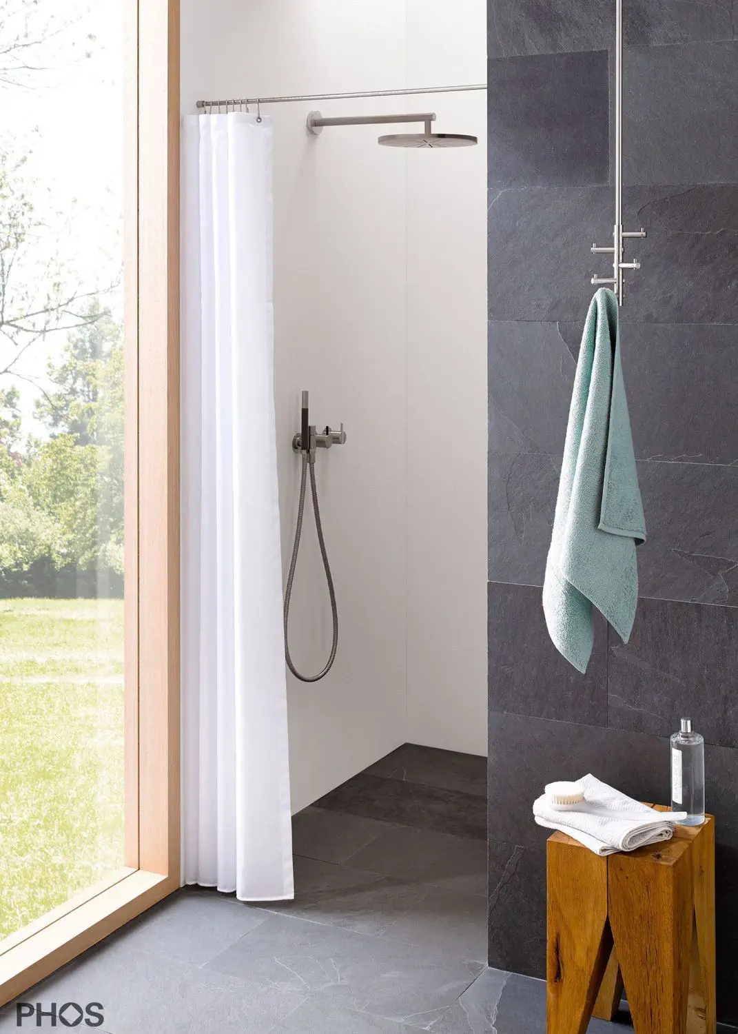 Airjust® Il Bastone Appendiabiti Sospeso In Acciaio Inox Per Il Soffitto | In Molte Larghezze Da 80 A 160 Cm - Foto 4