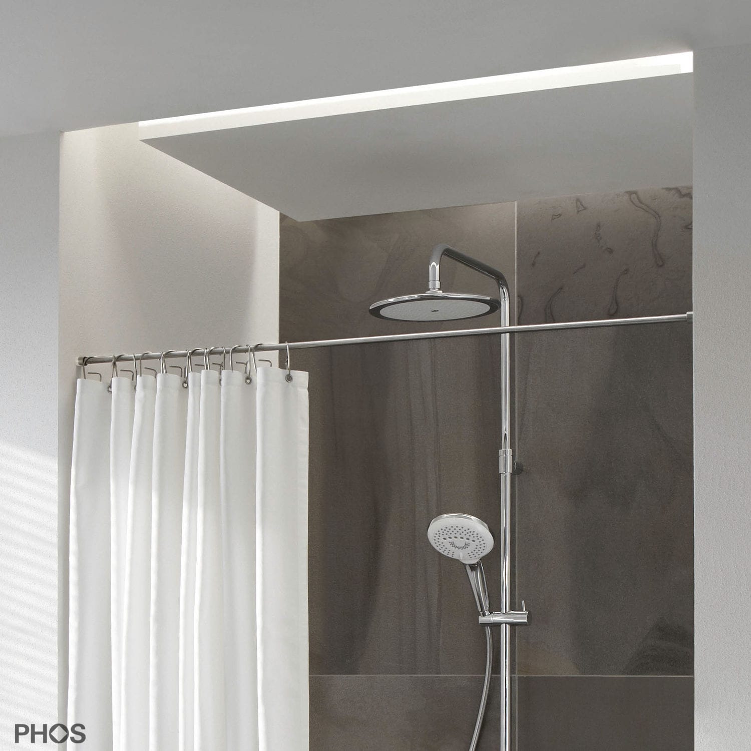 Moen SR2201BN Anelli Per Tenda Doccia - 12 Pezzi - Nichel Spazzolato - Con Cuscinetti A Sfera