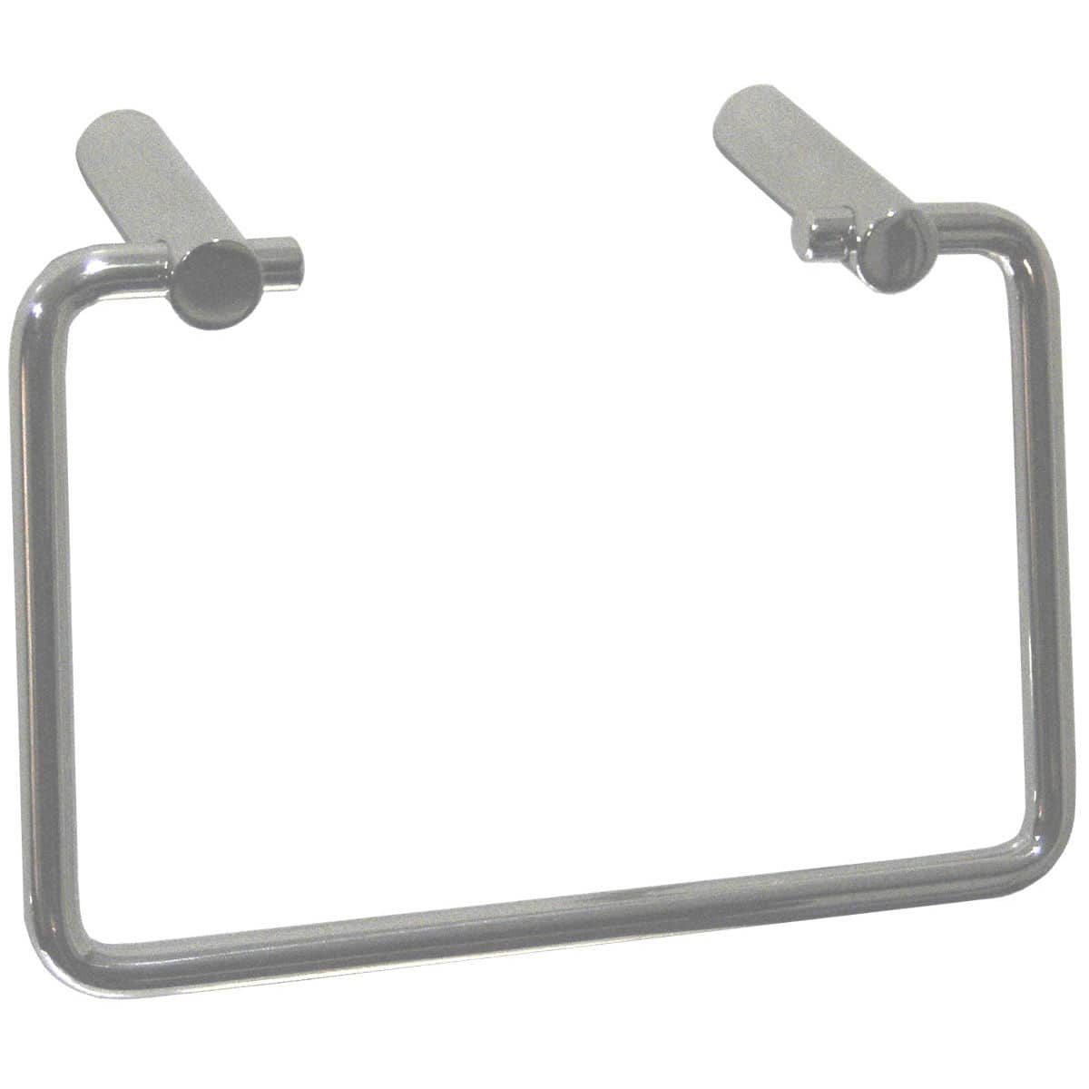 Organizer Bagno Portasalviette Da Parete Inda - Serie Forum Quadra, Ottone Cromato, Con Viti E Tasselli Viti Incluse - 8