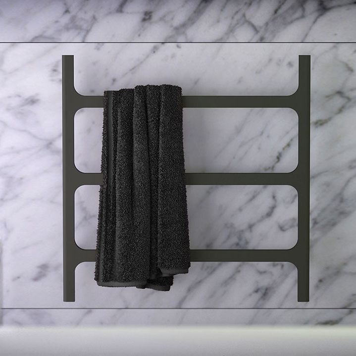 Ottone Cromato Portasalviette Da Parete Serie Forum In - 26x8x6cm