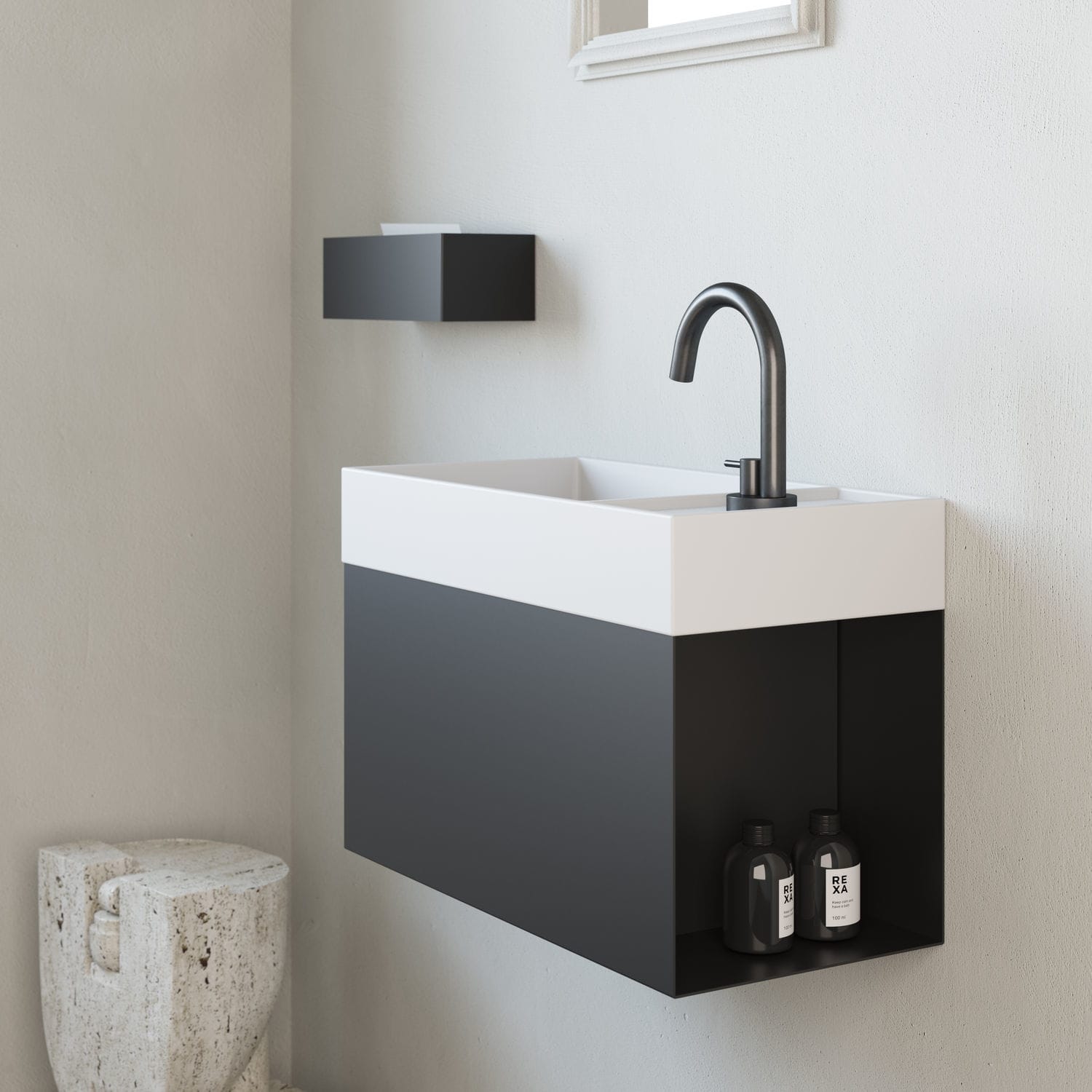 Lavatoio Da Incasso Per Lavanderia XRB2050 Lavello Rettangolare, 40x20x11cm/15.7x8x4.3inch Lavatoio Lavatoio Da Esterno - 5