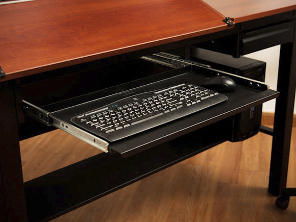 Cassetto per tastiera sottotavolo - Supporti per Computer - Staffe e