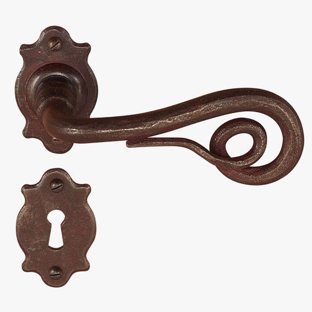 Battente In Ferro Per Porta FA 791 Il Forgiato • Maniglie Design - Foto 3