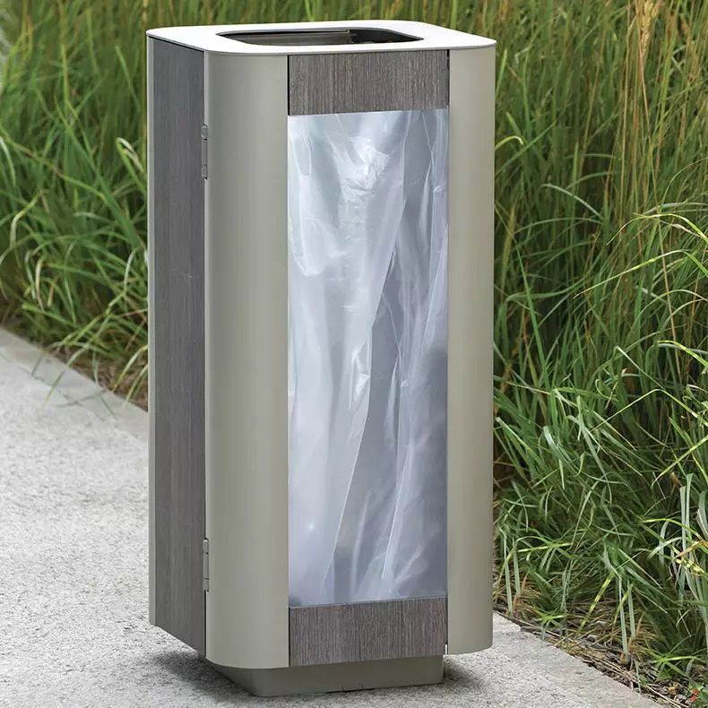 Supporto Per Sacchi Rifiuti Per Capacità 120 L, Telaio Mobile A 2 Ruote